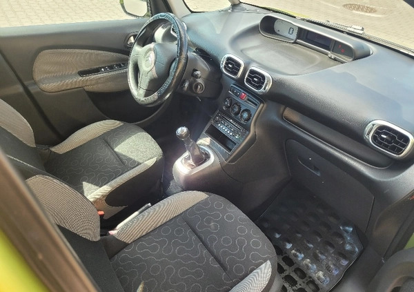 Citroen C3 Picasso cena 15800 przebieg: 142000, rok produkcji 2009 z Żary małe 121